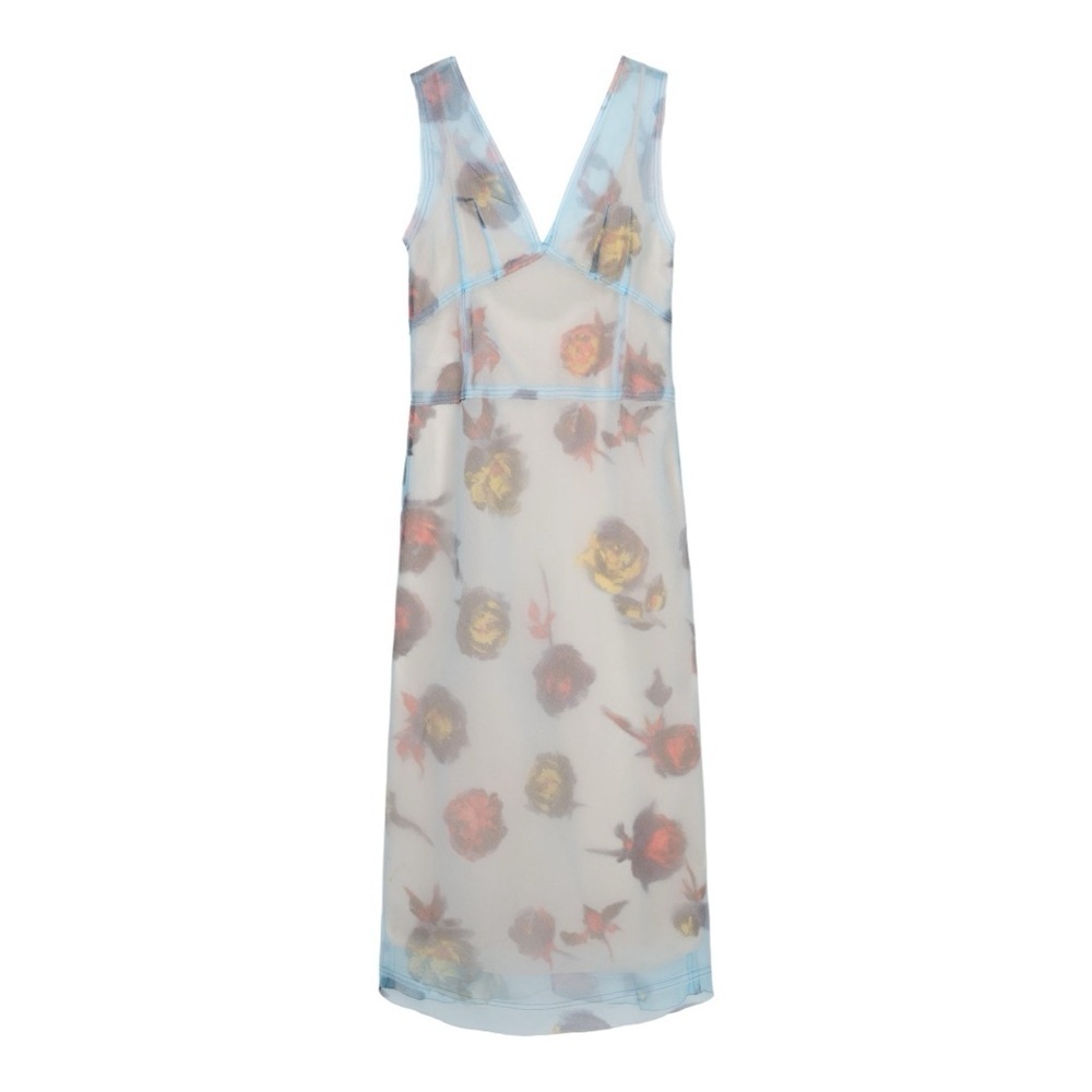 🌸 ZARA Limited Edition Mixed Printed Dress | S/S 2024 | Size S